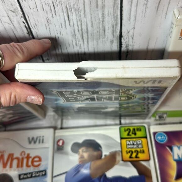 Wii Video Games Lot of 6 Just Dance 2 Rock Band Tiger Woods My Sims Party - Picture 3 of 13